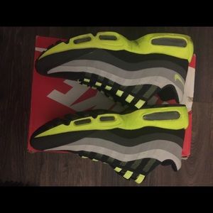 Air max 95 yellow black and grey size 11